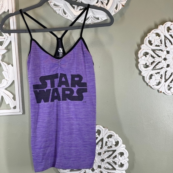 Star Wars Cami Racer Back Tank  Actual Size: Large/ Stretchy - Picture 1 of 4